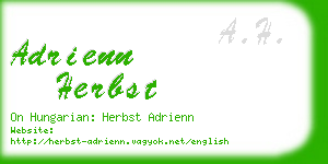 adrienn herbst business card